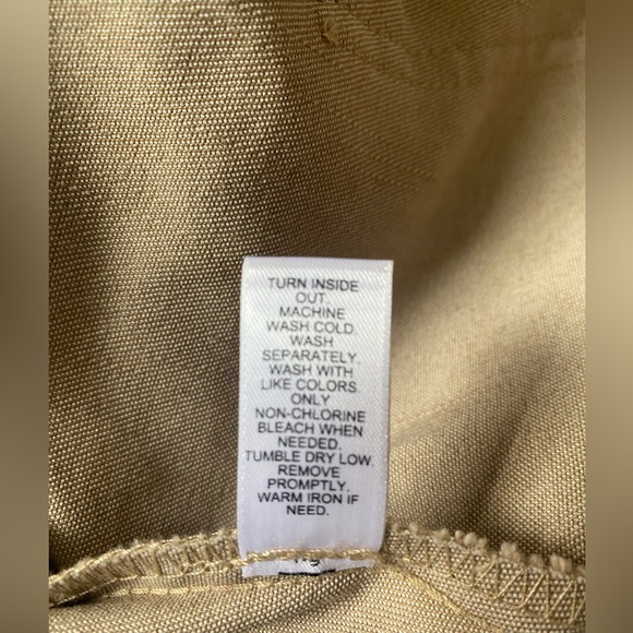 CATO women’s size XL khaki chelsea blazer jacket | button - tie up collared - Picture 5 of 11